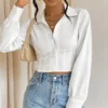 Corset tipo blusa (chemisier) para mujer, elegante y estructurado, ideal para oficina, eventos o looks femeninos y sofisticados
