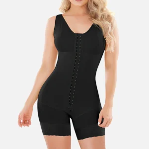 Combinación faja reductora tipo body para mujer – Moldea abdomen, glúteos y muslos con tejido elástico, ideal para postparto y uso diario