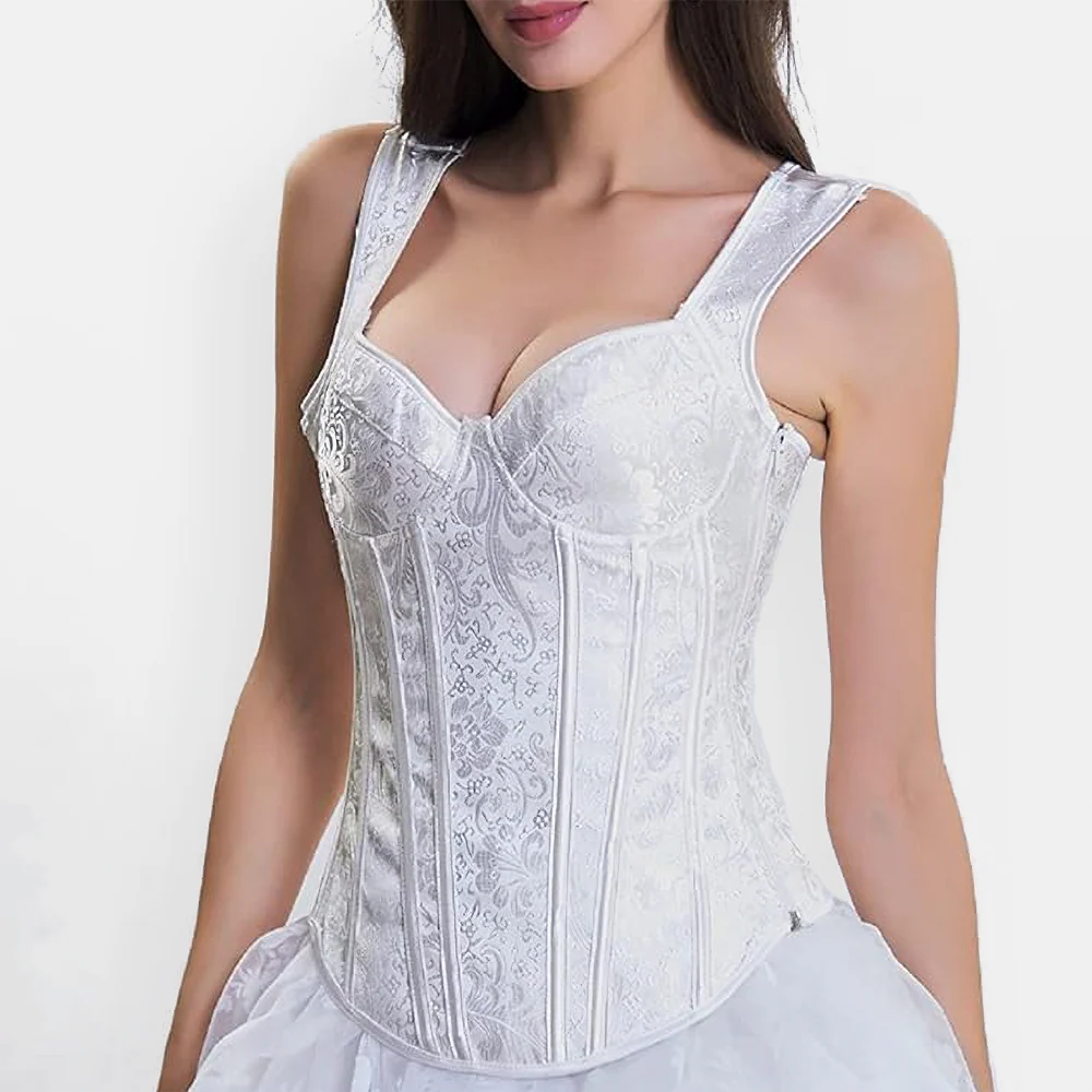 Corset bustier con tirantes ajustables – prenda elegante que realza la silueta con sujeción cómoda