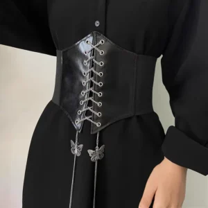 Corset bustier mariposa para mujer con escote corazón y diseño artístico original
