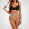 Culotte reductora beige para mujer – Moldea abdomen, cintura y glúteos, ideal para usar bajo ropa ajustada o de color claro