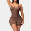 Faja combinación reductora para mujer – Moldeador de cuerpo completo con compresión en abdomen y muslos, invisible bajo la ropa