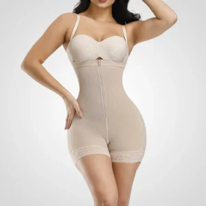 Faja reductora con tirantes para vientre plano – Control firme en abdomen y cintura, diseño invisible y cómodo para uso diario