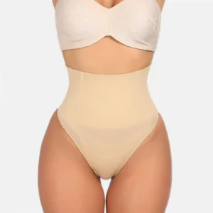 Braga faja reductora de cintura alta – Moldea vientre y cintura, realza glúteos, invisible bajo la ropa