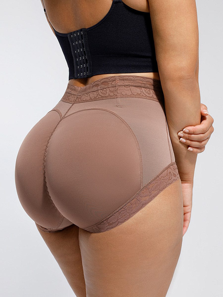 Braga faja con efecto push-up – Moldea vientre y realza glúteos, invisible bajo la ropa