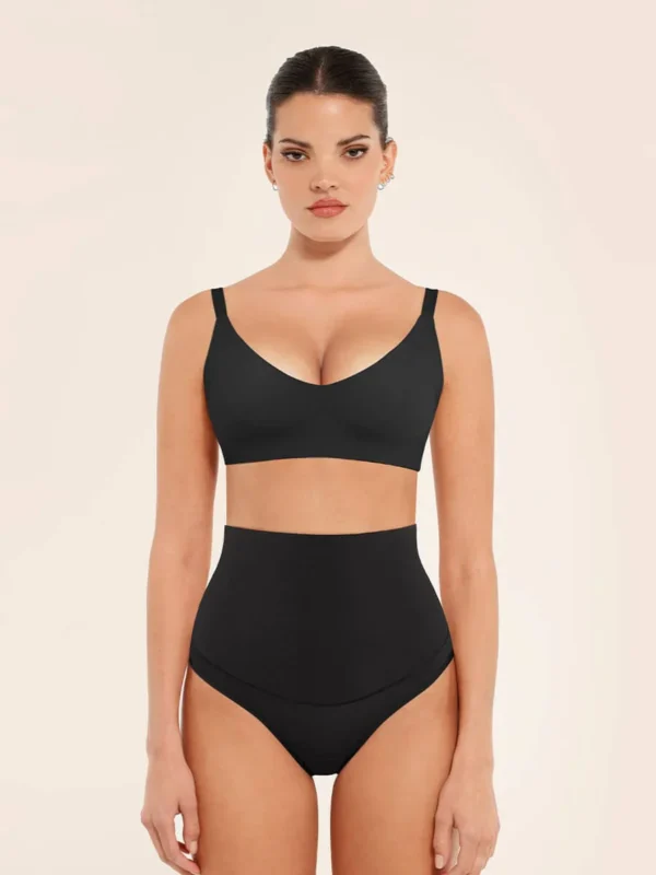 Braga sculptante talle alto – Moldea abdomen y cintura con compresión firme, cómoda e invisible bajo la ropa
