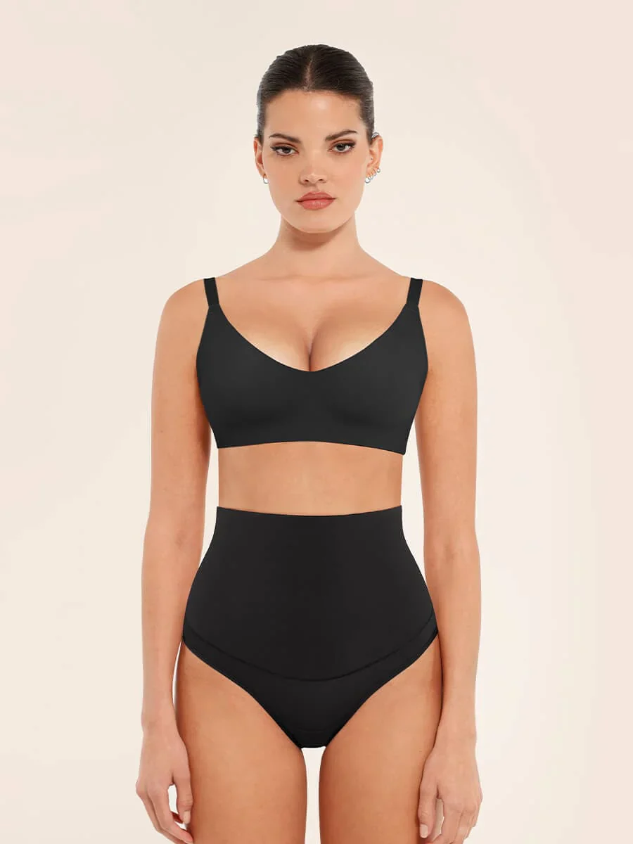 Braga sculptante talle alto – Moldea abdomen y cintura con compresión firme, cómoda e invisible bajo la ropa