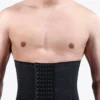 Faja corset para hombre – Compresión abdominal, soporte lumbar y cierre frontal, ideal para moldear y mejorar postura